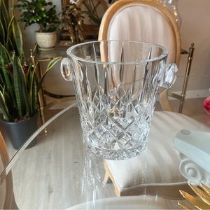 Crystal ice bucket/ wine chiller
